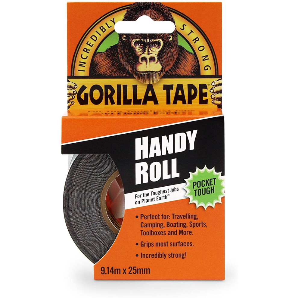 Gorilla Glue 3044401 Gorilla Duct Tape Black 9.14 m, Black