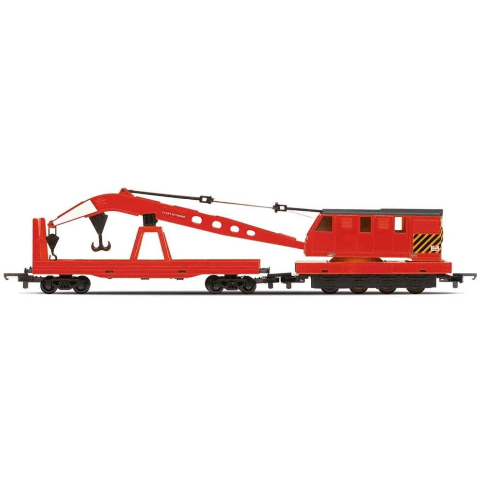 Hornby R6881 RailRoad Breakdown Crane Freight Car, Multi