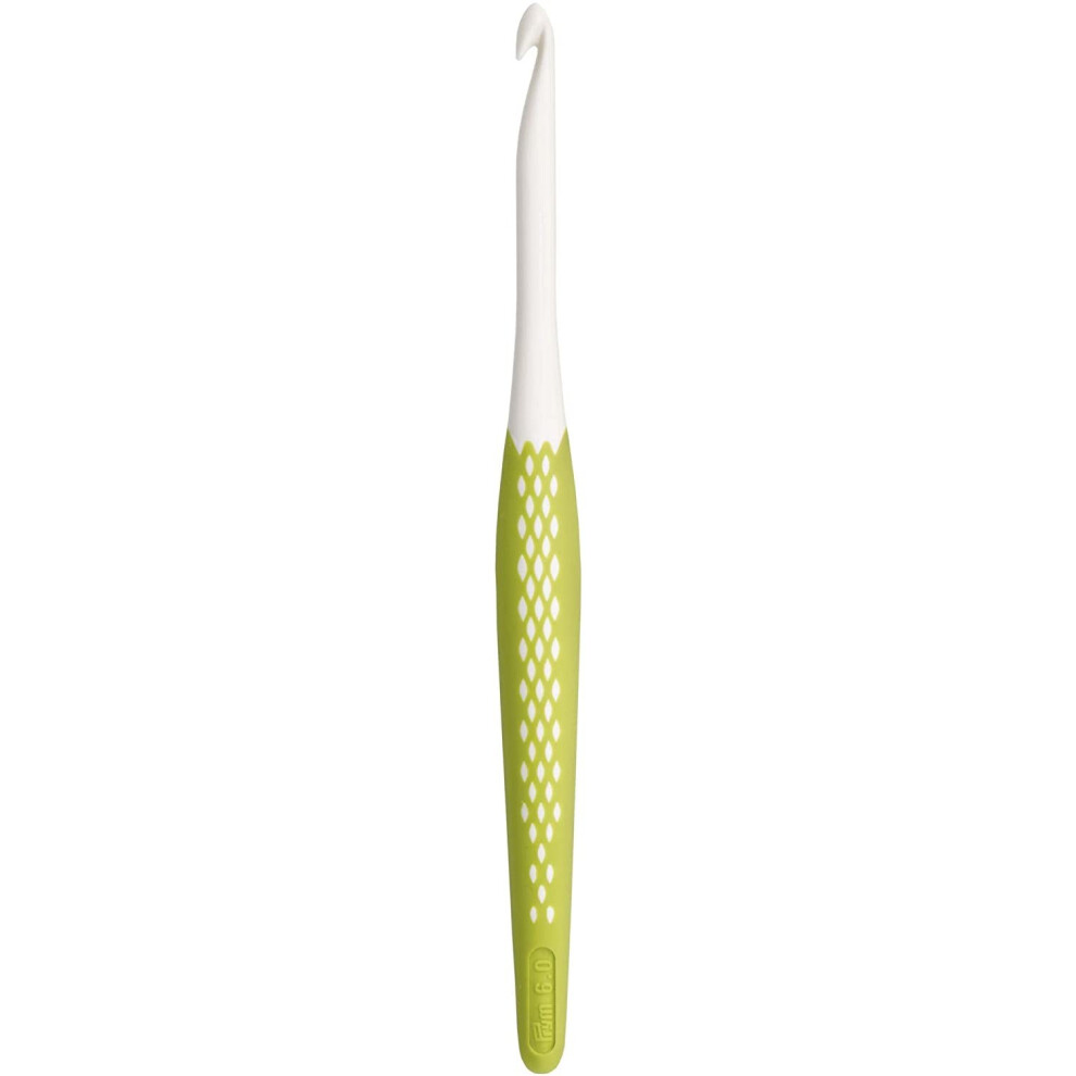 Prym Ergonomic Design Crochet Hook Easy Grip Handle Size 6Mm