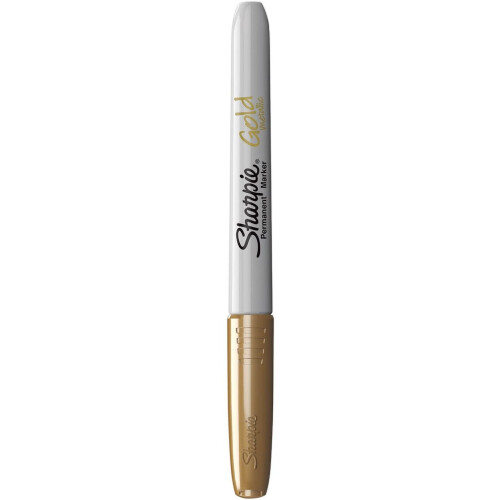 Sharpie Sharpie Permanent Marker | Fine Tip | Gold | 1 Count 1