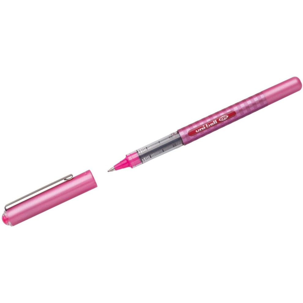 Uni-ball 148177 0.4 mm'Eye Design' Ink Roller - Pink