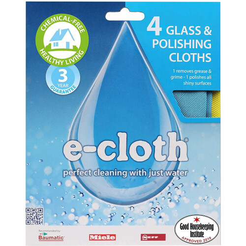 E-Cloth 4 Glass & Polishing Cloths1 Units 1