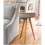 Victrola Victrola Wood Coffee Table with Bluetooth Speaker - Grey 7