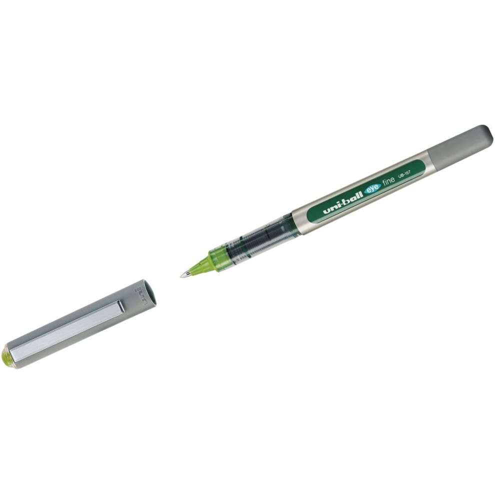 Uni-ball 148166 0.4 mm'Eye Ub-157' Ink Roller - Grey Green