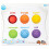 Fat Brain Toys GREFA208-1 Dimpl Duo Sensory Toy, Nylon/A 8