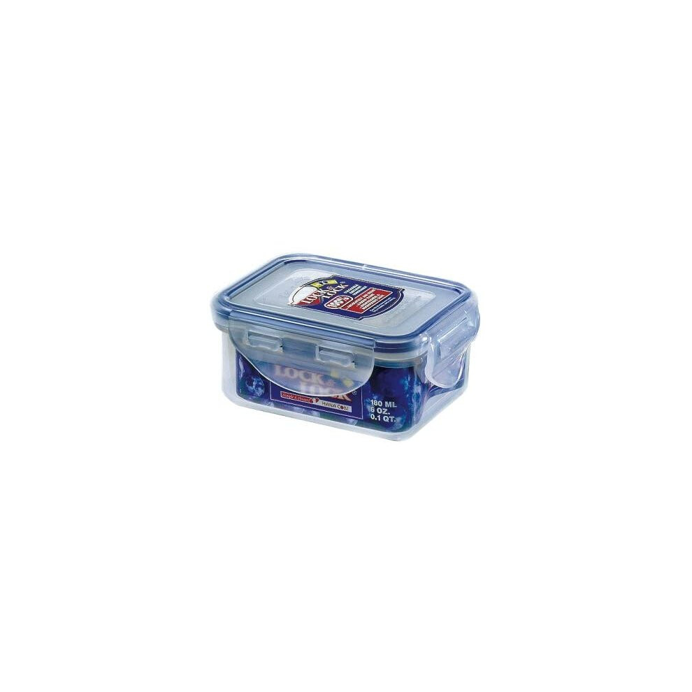 Lock 26 Lock Lock & Lock Hpl805 Stackable Airtight Container Rectangular 180Ml, Plastic, Clear