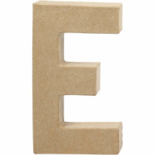 Creativ 20.5 cm 1-Piece Papier Mache Letter E