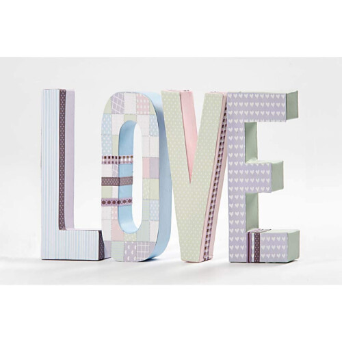 Creativ 20.5 cm 1-Piece Papier Mache Letter E 2