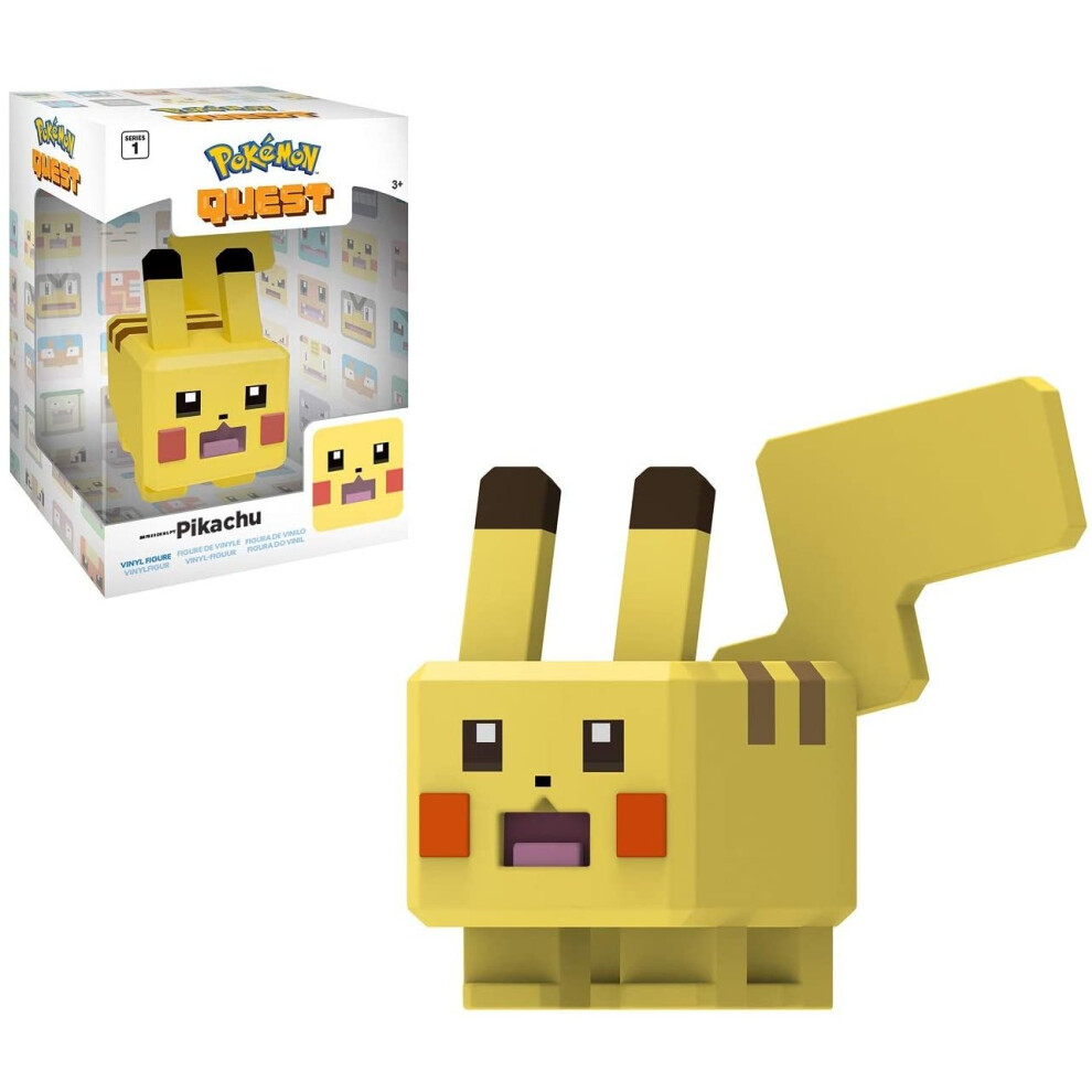 Pokemon 97701 POKÃMON Pikachu Quest 4 INCH Vinyl Figure, NoColour