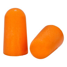 3M 1100 Earplugs, 37 dB, Uncorded, 200 Pairs - Soft PU Foam, Hypoallergenic, Tapered Fit