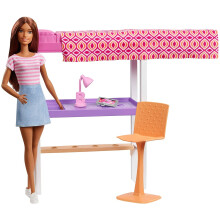 Barbie Doll & Furniture Set Lit mezzanine avec lits superposs transformables