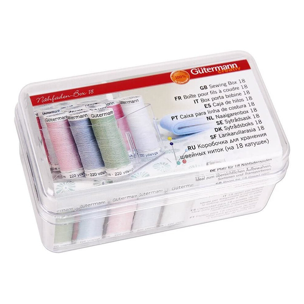 Gütermann Gutermann Sewing Thread Box: 18 Spool