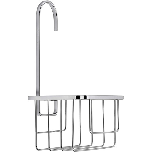 Croydex Croydex Chrome Shower Riser Rail Hook Over Caddy Basket, 5 Year Rust Free Guarantee 2