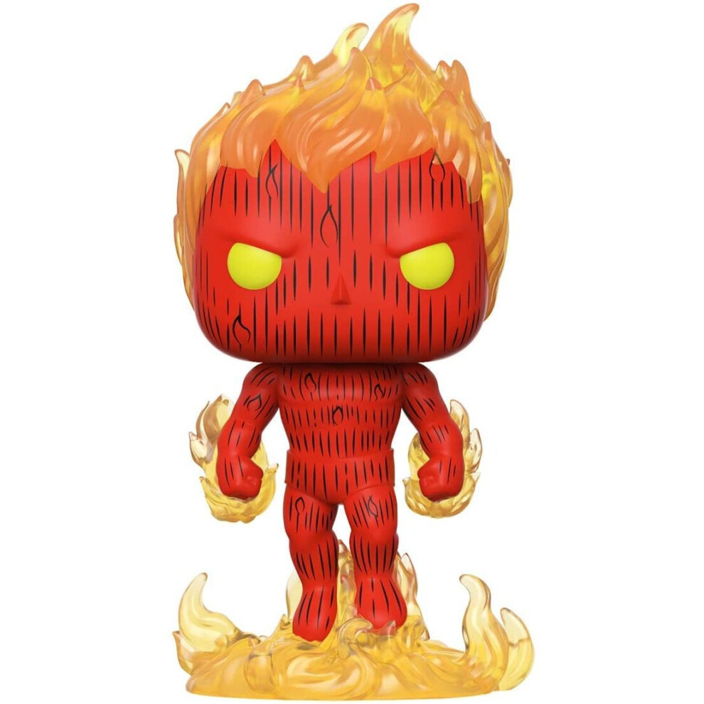 Funko 44987 POP Marvel: Fantastic Four - Human Torch Collectible Toy, Multicolour