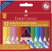 Faber-Castell Jumbo Grip Crayons (Pack of 12)