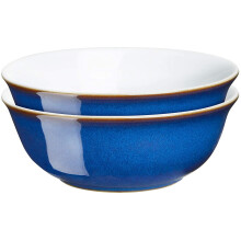 Denby Imperial Blue 2 Piece Cereal Bowl Set
