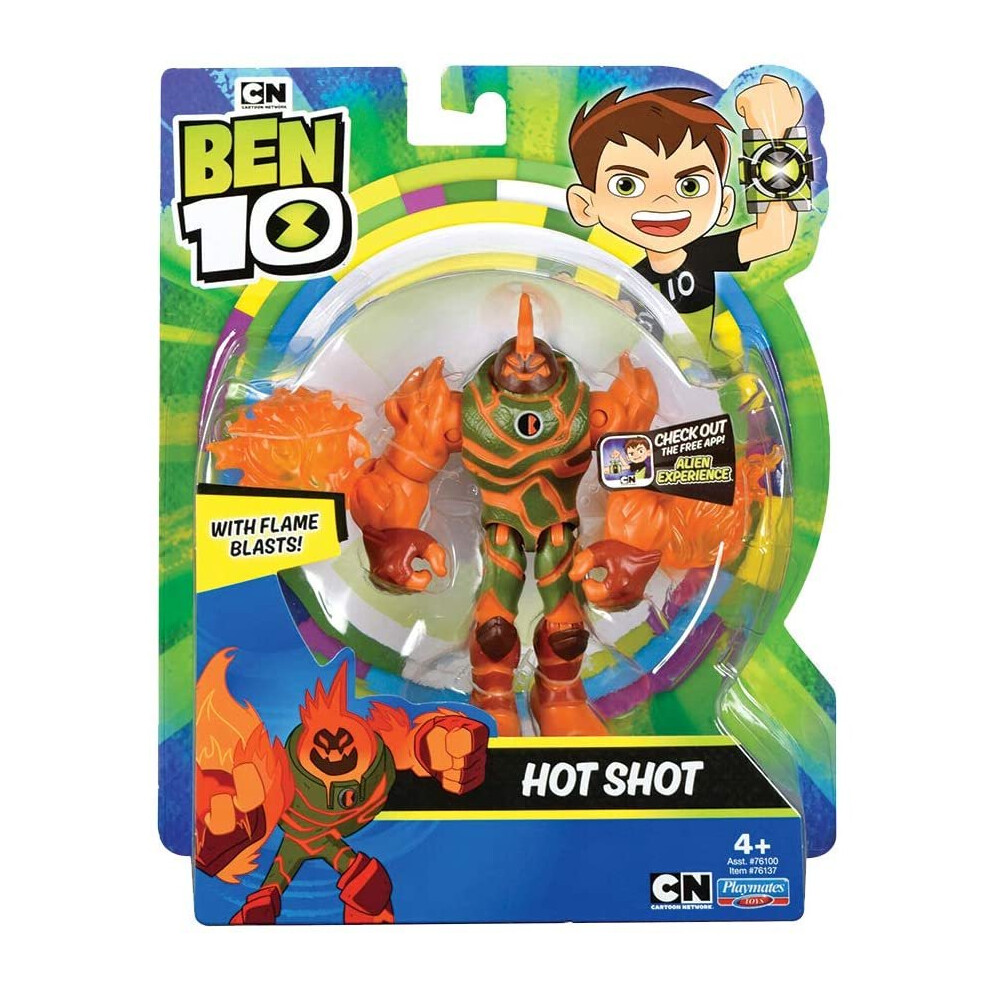 Ben 10 BEN39710 Action Figures-Hot Shot