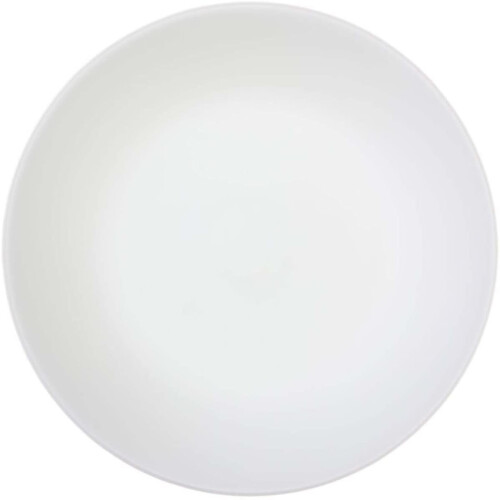Corelle 22 cm Vitrelle Glass Winter Frost White Luncheon Plate, Pack of 6