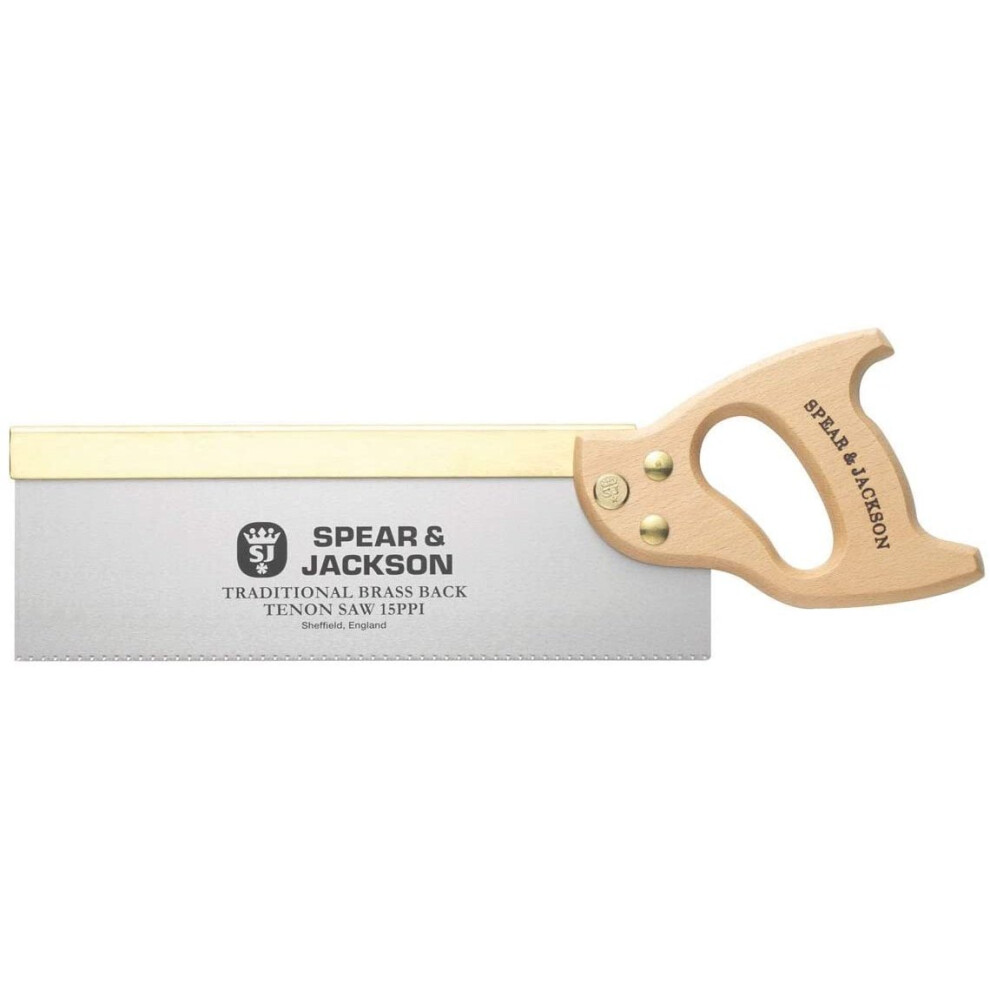 Spear & Jackson 9550B B23 Trad Brass BK Tenon, Blue, 12 x 15 mm