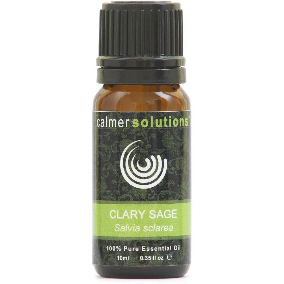 Calmer Solutions Clary Sage Essential Aromatherapy Oil 10Ml