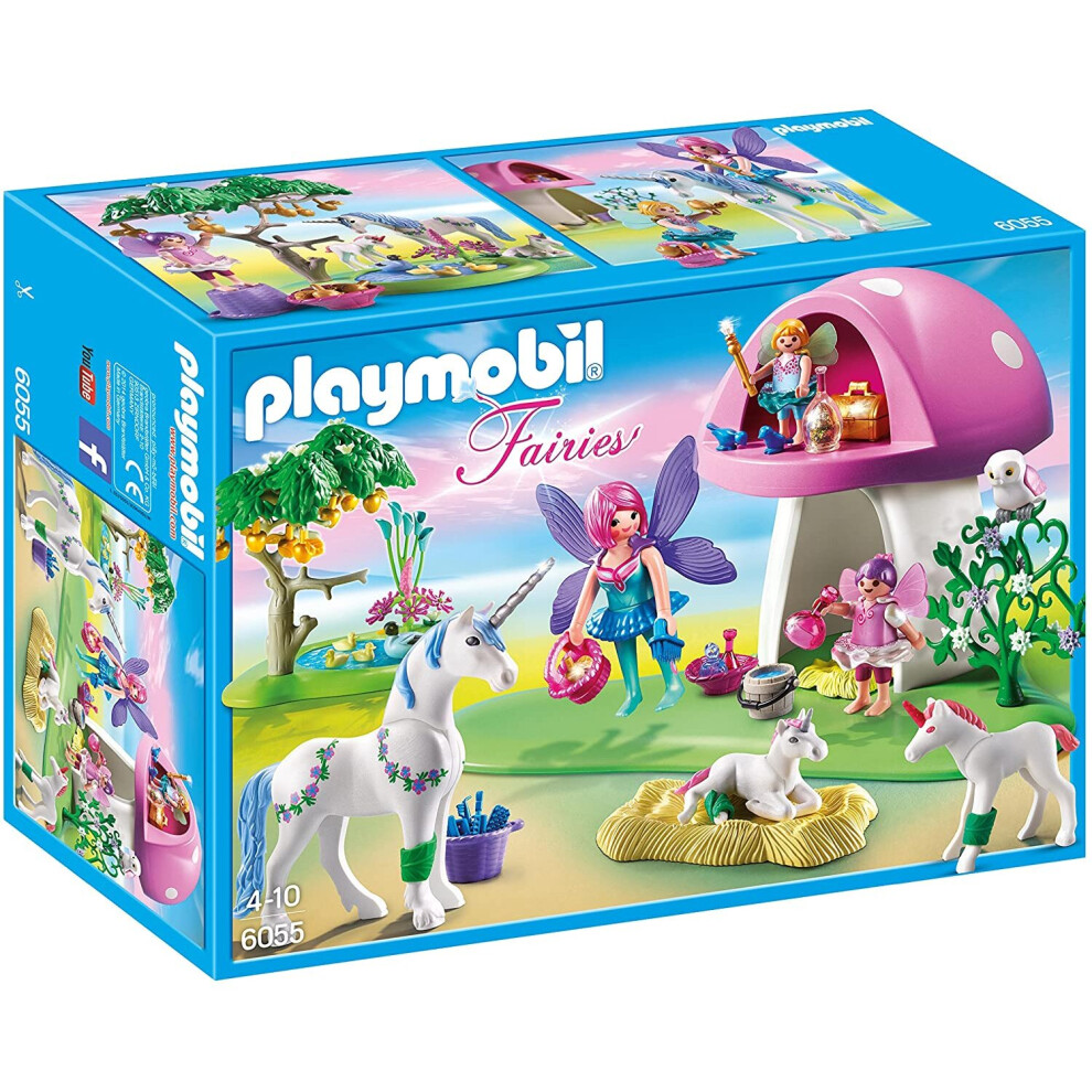 Playmobil 6055 Fairies With Toadstool House