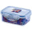 Lock & Lock Rectangular Storage Container  - Clear/Blue, 350 ml 1