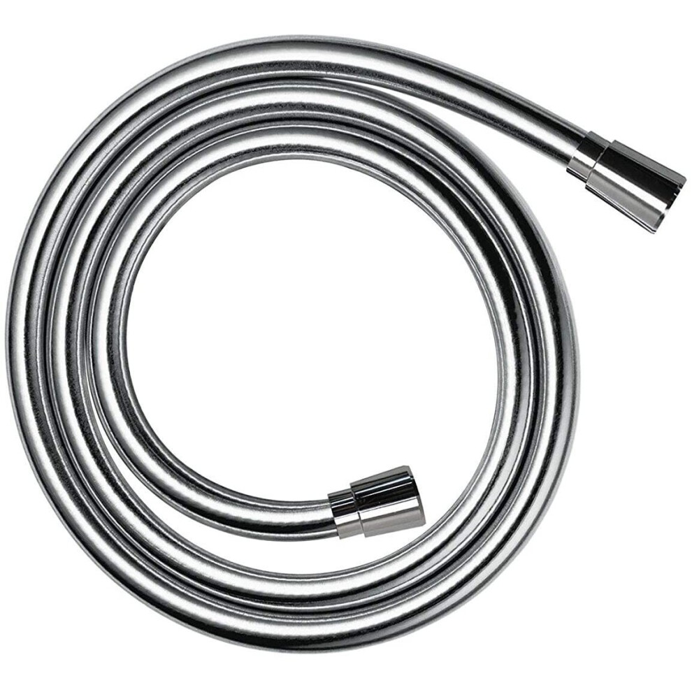 hansgrohe Isiflex shower hose 1.25 m, anti-kink and tangle free, chrome effect