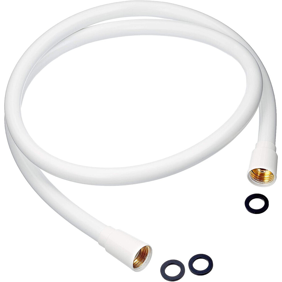 hansgrohe Isiflex Shower Hose 1.25 m, anti-kink and tangle free, white