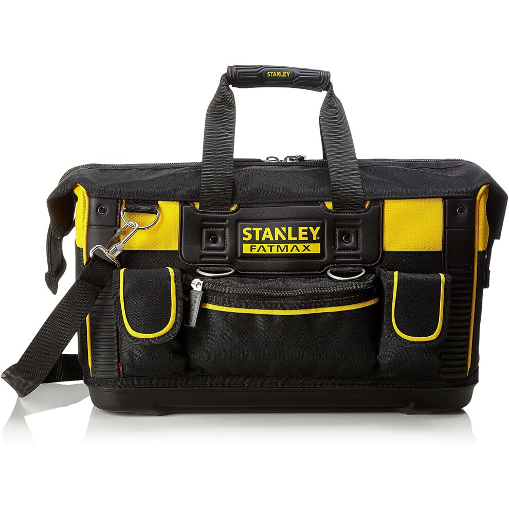 Stanley FMST1-71180 STA171180 FatMax Open Mouth Rigid Tool Bag 50cm (20in), Black