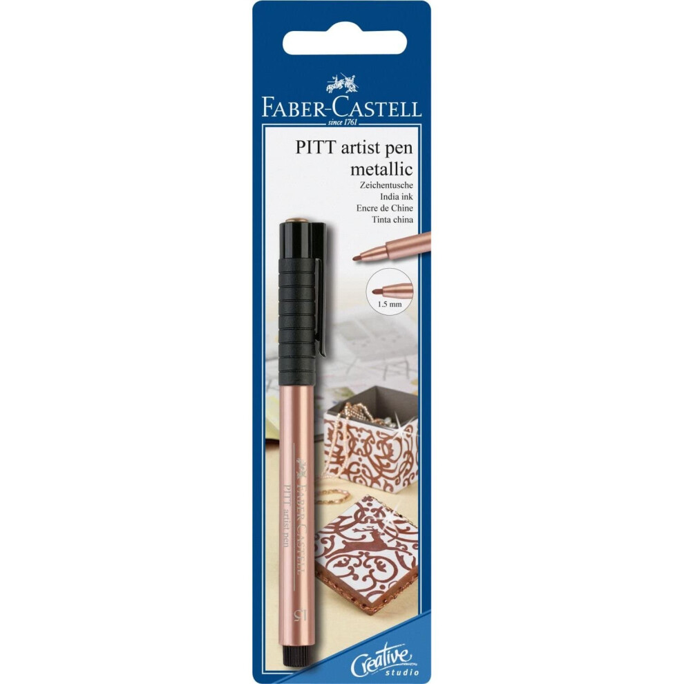 Faber Castell 167393 1.5 mm'Pitt Artist' India Ink - Copper