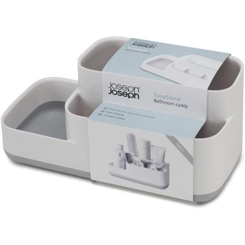 Joseph Joseph Joseph Joseph Bathroom Easy-Store Caddy- White/Grey 1