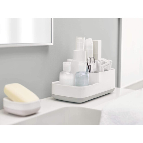 Joseph Joseph Joseph Joseph Bathroom Easy-Store Caddy- White/Grey 2