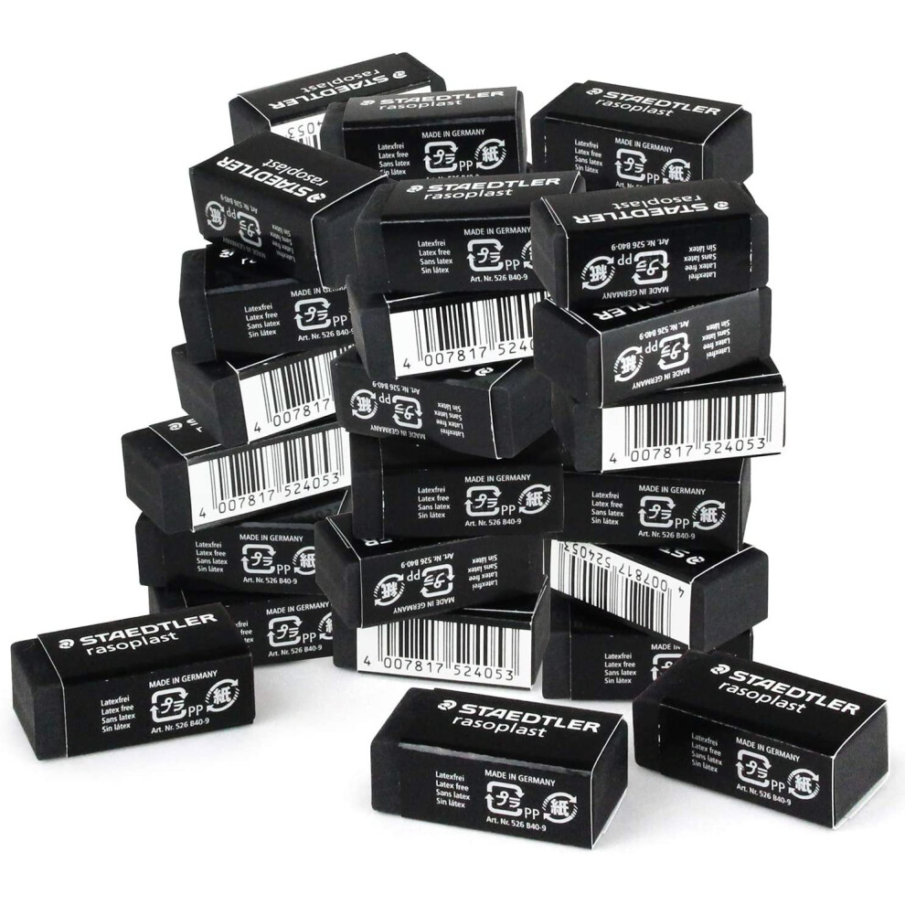 Staedtler Rasoplast 526B40-9 Eraser 33 x 16 x 13 mm - Black