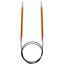 Knit Pro Zing: Fixed Circular Knitting Pins: 80cm x 2.75mm, Metal, 2.75