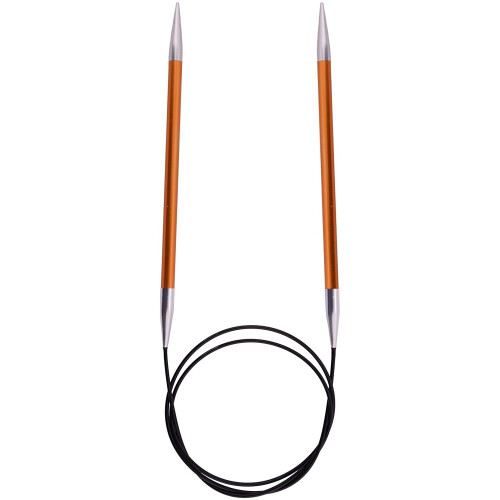 Knit Pro Zing: Fixed Circular Knitting Pins: 80cm x 2.75mm, Metal, 2.75