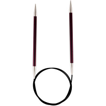 Knit Pro Zing: Fixed Circular Knitting Pins: 100cm x 3.00mm, 3mm
