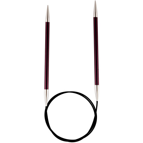 Knit Pro Zing: Fixed Circular Knitting Pins: 100cm x 3.00mm, 3mm