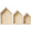 boîtes de rangement en bois. Support de montage au dos. réf 55920 3