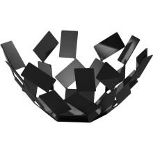 Alessi MT02 B La Stanza Dello Scirocco Fruit Holder, 18/10 Stainless Steel, Black