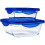 Pyrex Pyrex Food Storage Container, Blue, 21 x 21 x 8 cm 3