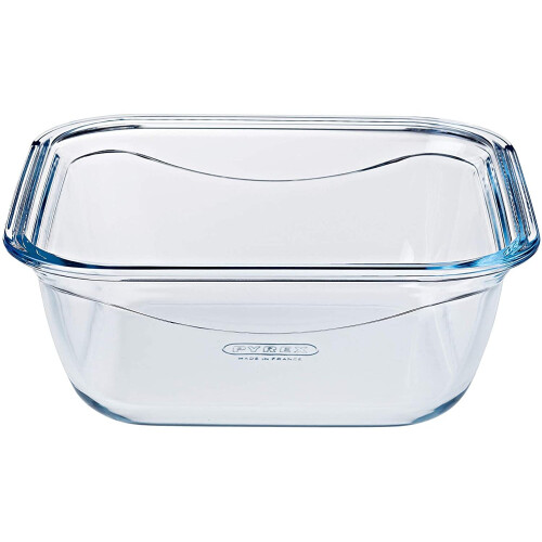 Pyrex Pyrex Food Storage Container, Blue, 21 x 21 x 8 cm 1