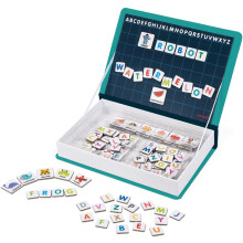 Janod J02712 Magneti'Book Alphabet Educational Game, English Version - Plush Soft Toy