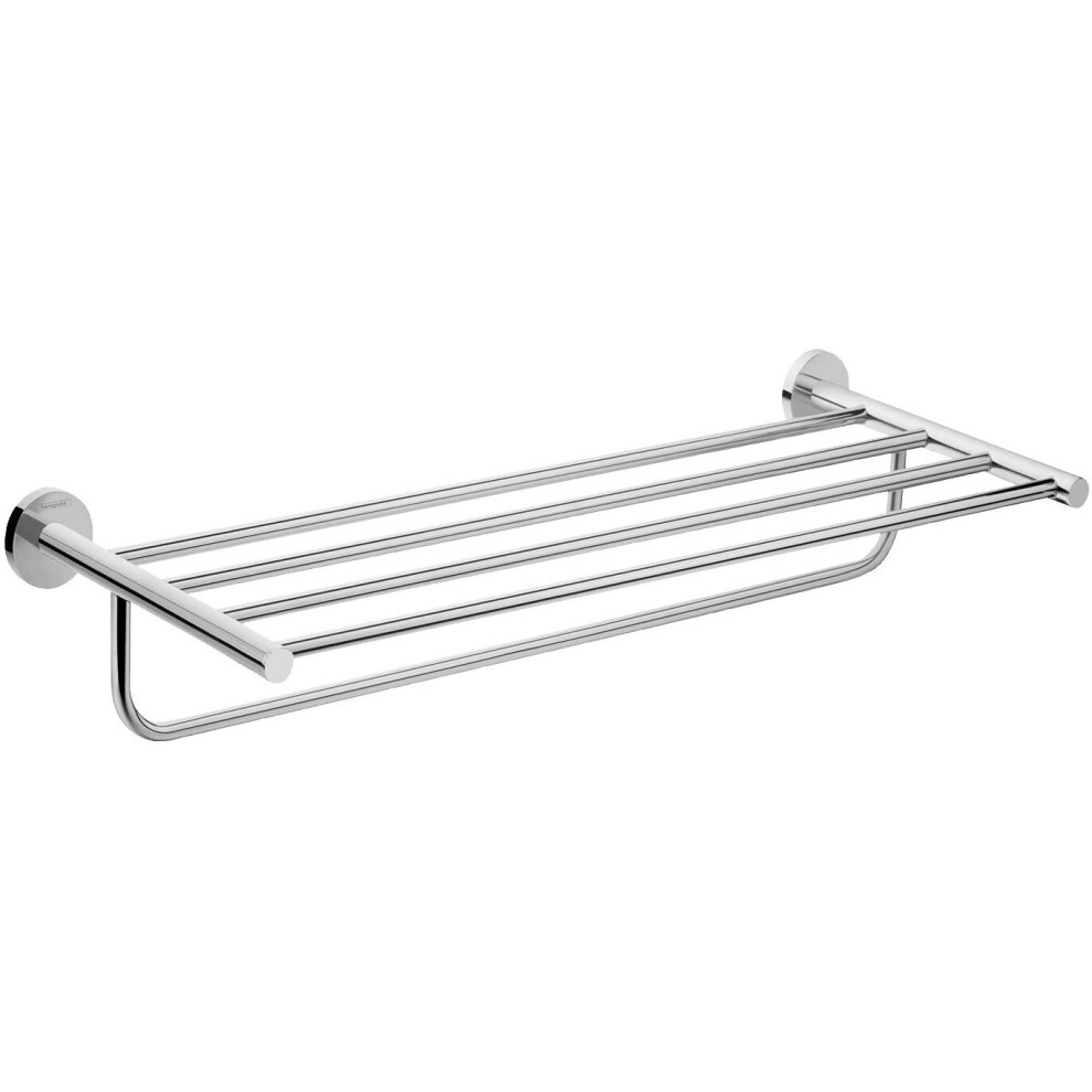 hansgrohe 41720000 Logis Universal Rack with Towel Holder Bathroom Accessories, Chrome