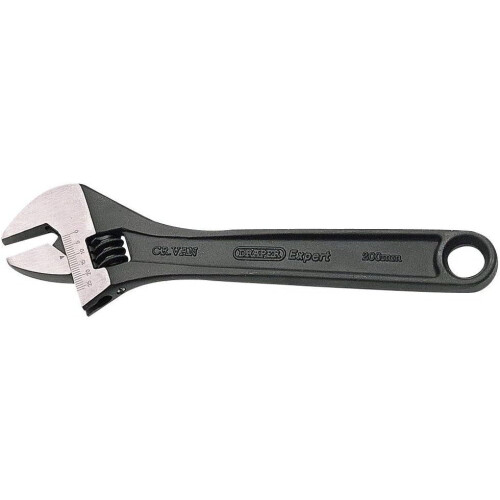 Draper Draper 52680 Expert Crescent-Type Adjustable Wrench with Phosphate Finish  200 mm