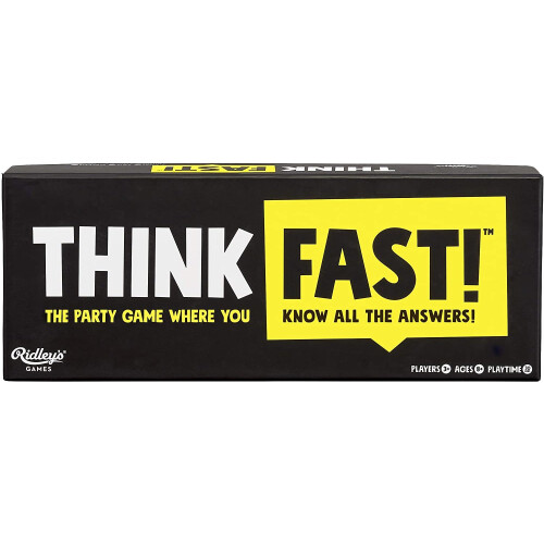 Ridley's Games GME029 Think Fast Game, Yellow - Board Game 2