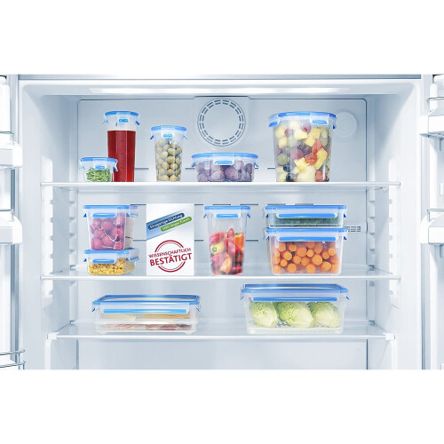 EMSA Set di 3 scatole alimentari Clip&amp;Close 3D - 1/2,3/3,7 L - Plastica 1