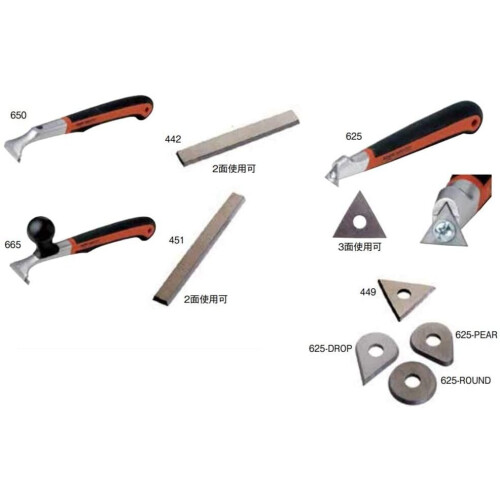 Bahco Bahco  665 Carbide Edged H/Duty Paint Scraper 2