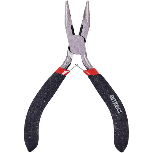 Amtech B3186 Mini Long Nose Plier with Spring
