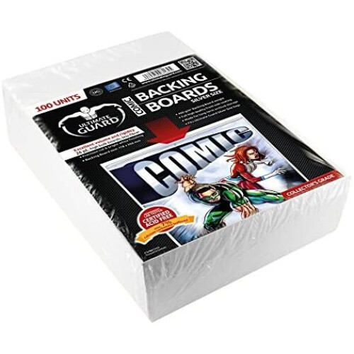 Comic Backing Boards (Silver Size, Pack of 100)