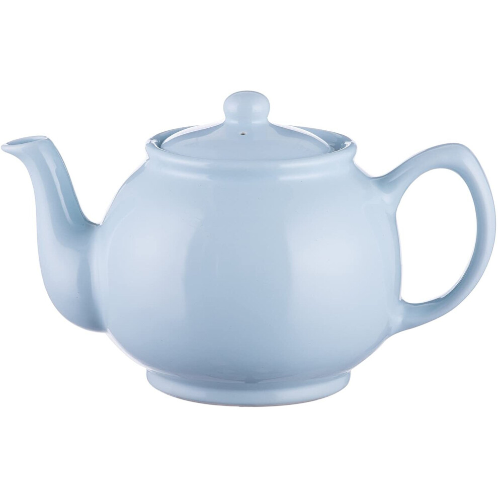 Price and Kensington Pastel Blue Fine Stoneware Traditional 6 Cup Teapot, 22 x 14 x 14 cm